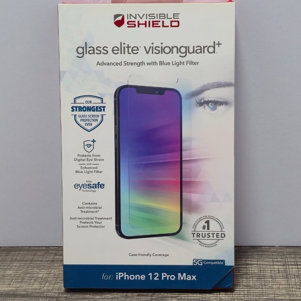 Zagg Invisible Shield GlassFusion Screen Protector iPhone 12 Pro Max